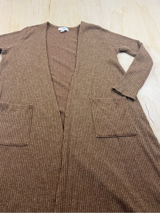 LuLaRoe Sweaters - LuLaRoe Brown Ribbed Open Cardigan
